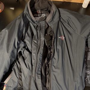 Men's Black Heated Jacket with Built-In Power -